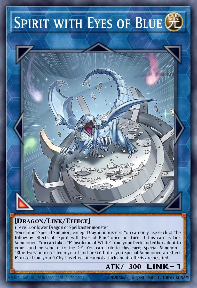 Spirit with Eyes of Blue Structure Deck: Blue-Eyes White Destiny card