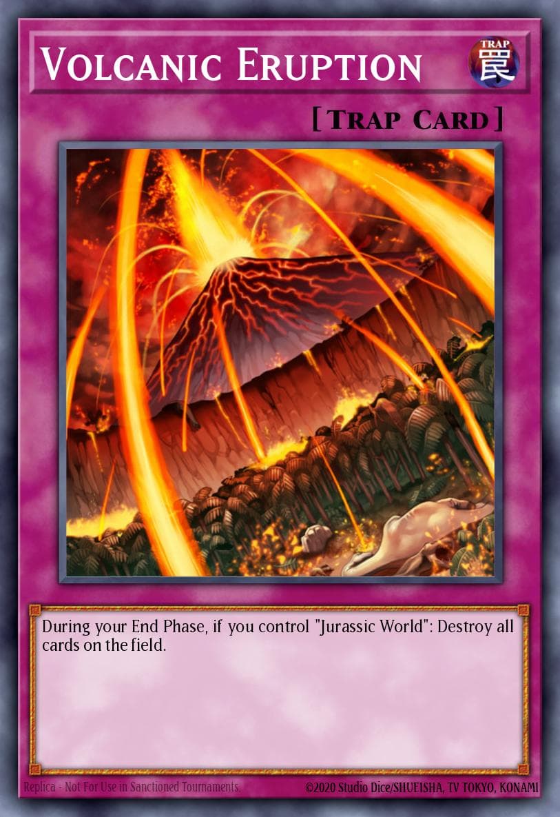 Volcanic Eruption Structure Deck: Dinosaur's Rage Special Set card