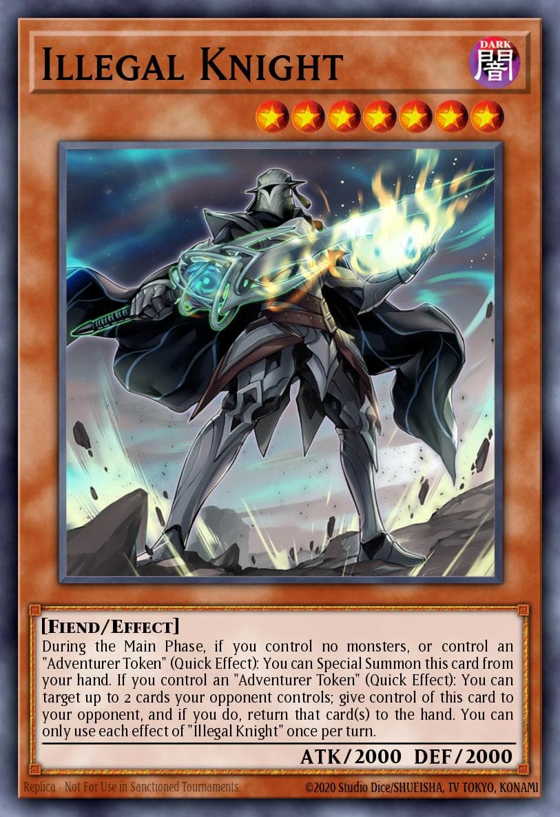 Illegal Knight Dimension Force card