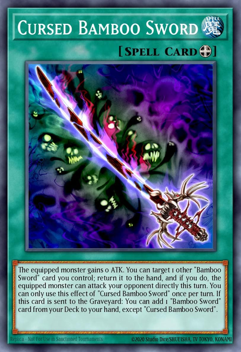 Cursed Bamboo Sword The New Challengers: Super Edition card