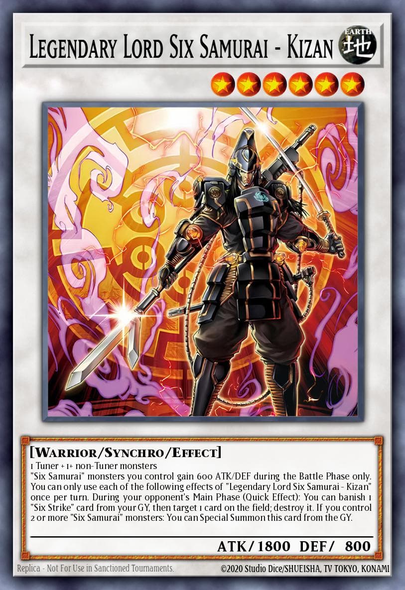 Legendary Lord Six Samurai - Kizan Alliance Insight card