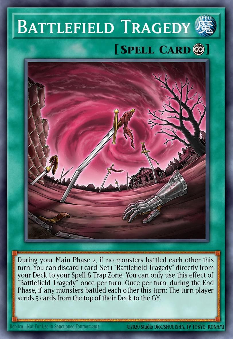 Battlefield Tragedy Battles of Legend: Monstrous Revenge card