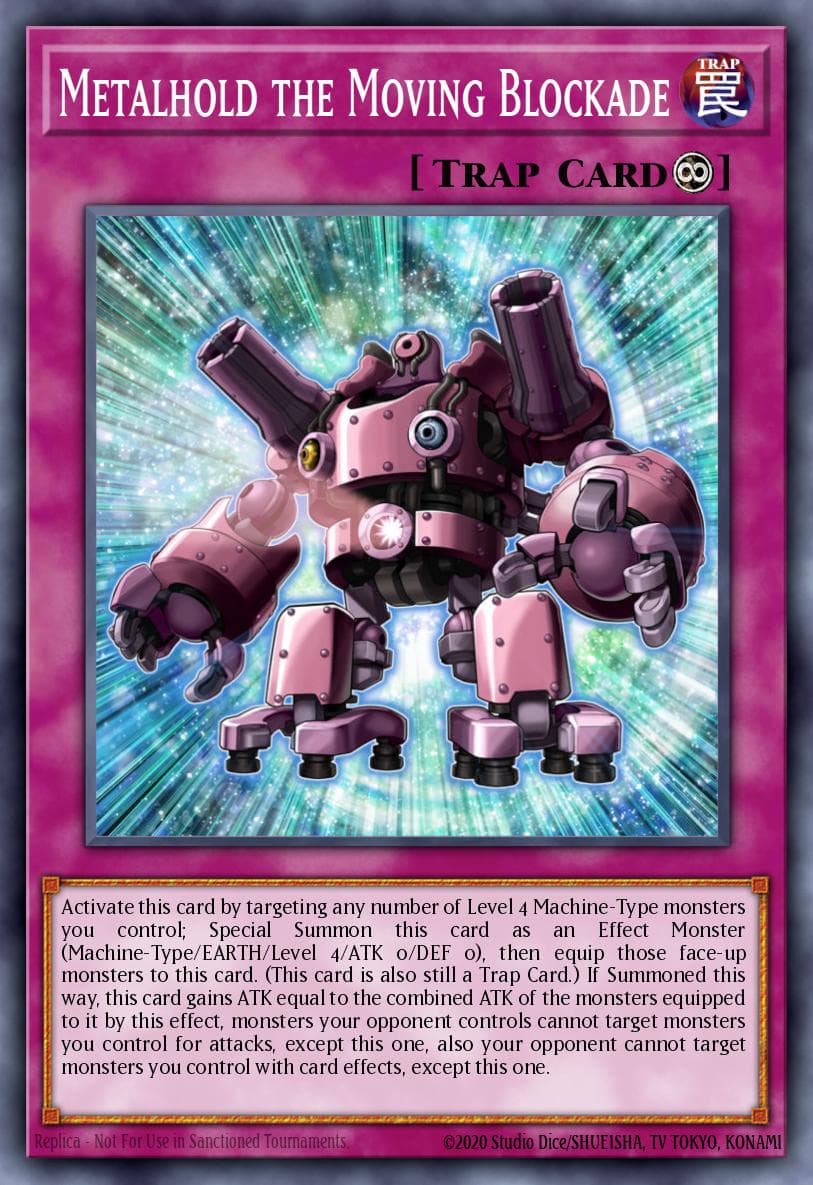 Metalhold the Moving Blockade Yu-Gi-Oh! The Dark Side of Dimensions Movie Pack: Gold Edition card
