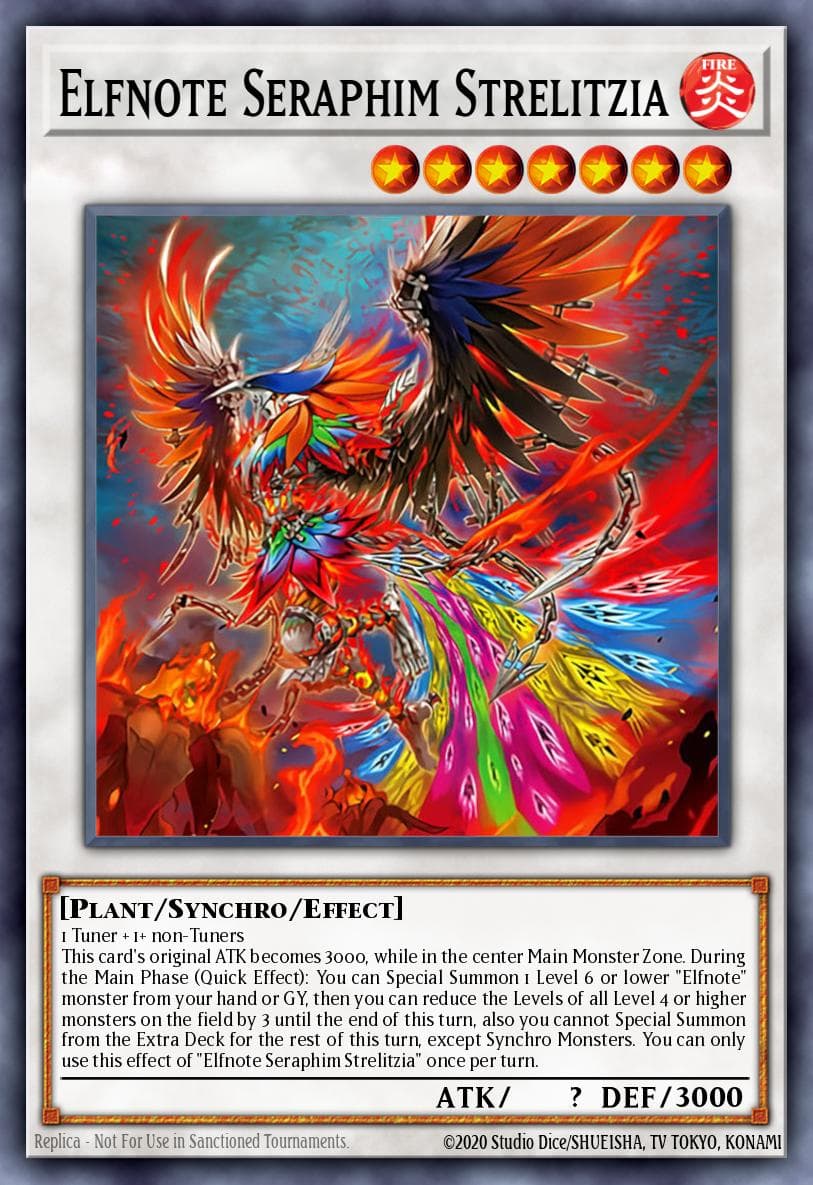 Elfnote Seraphim Strelitzia Burst Protocol card