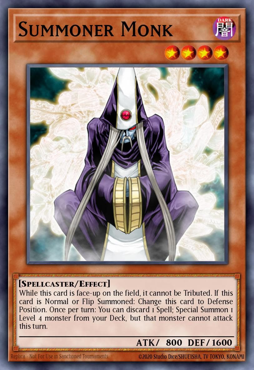 Summoner Monk HERO Strike Structure Deck card