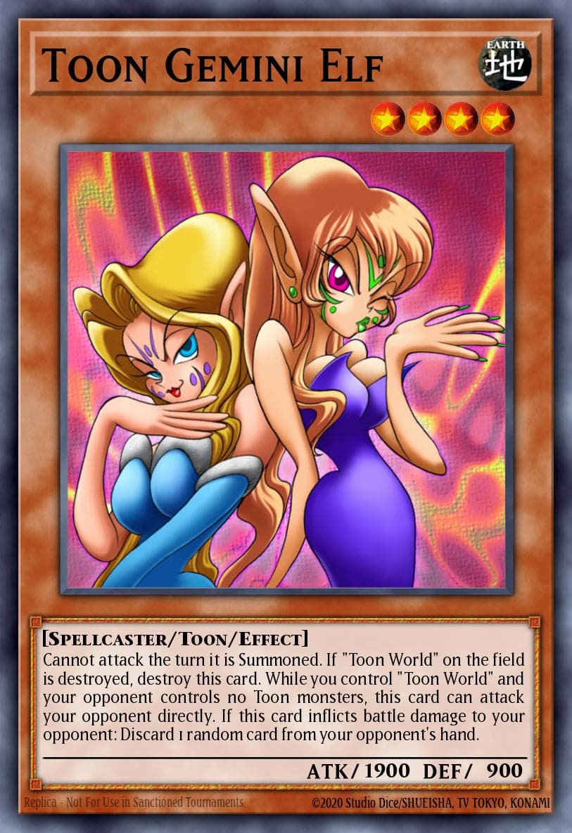 Toon Gemini Elf Dark Beginning 2 card
