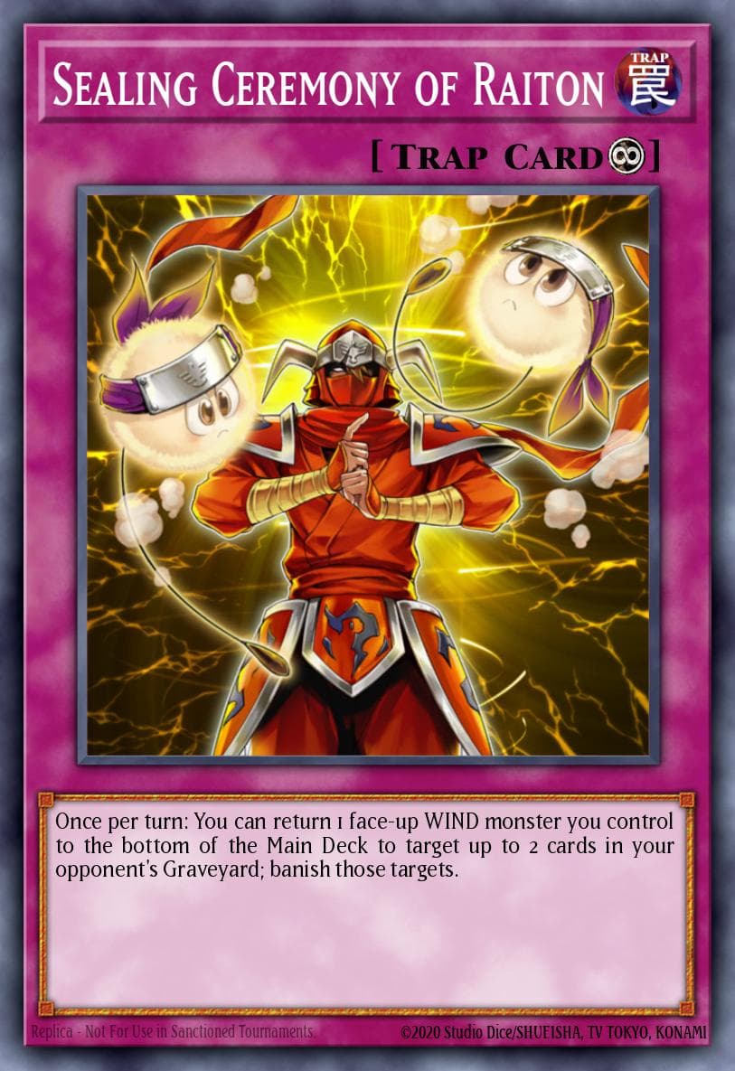 Sealing Ceremony of Raiton Galactic Overlord Sneak Peek Participation Card card