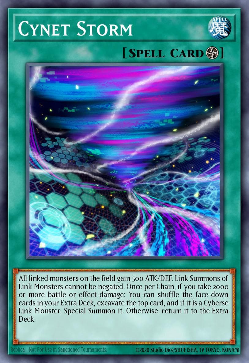 Cynet Storm Structure Deck: Powercode Link card