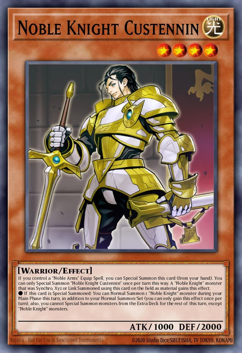 Noble Knight Custennin 2019 Gold Sarcophagus Tin Mega Pack card
