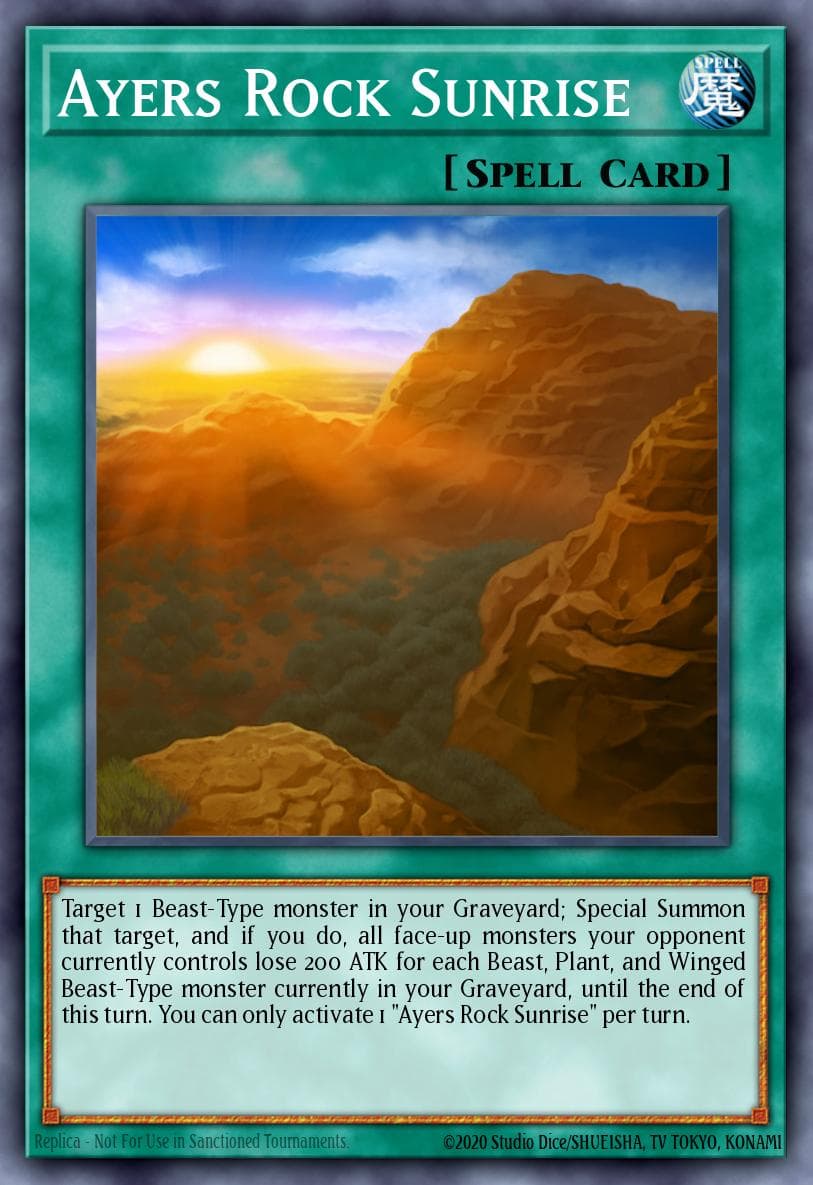 Ayers Rock Sunrise Dragons of Legend: The Complete Series card