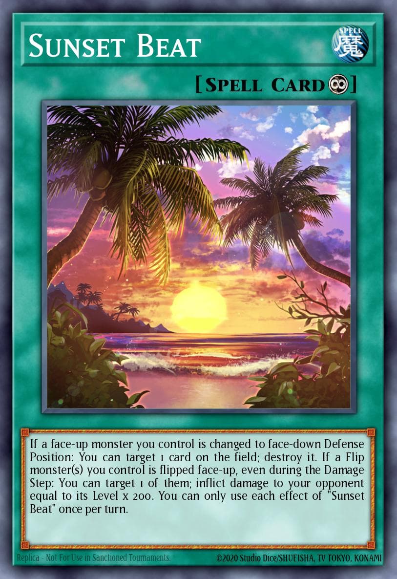 Sunset Beat 2025 Mega-Pack Tin card