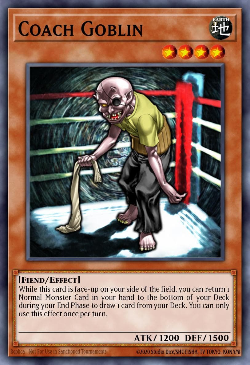Coach Goblin 遊戲王 card