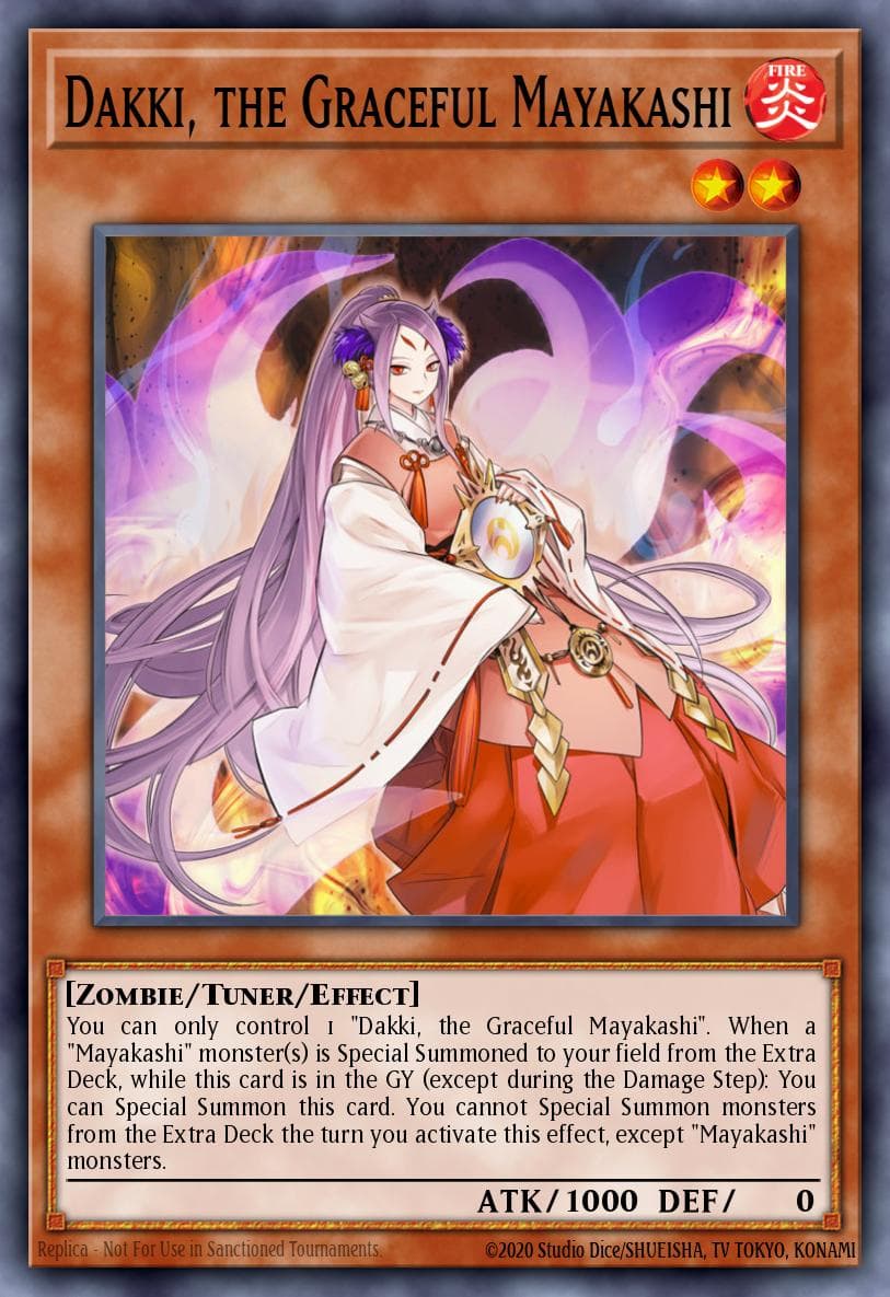 Dakki, the Graceful Mayakashi Hidden Summoners card