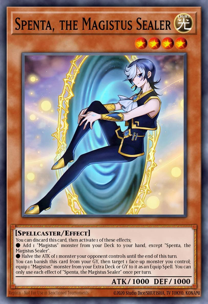 Spenta, the Magistus Sealer Burst Protocol card