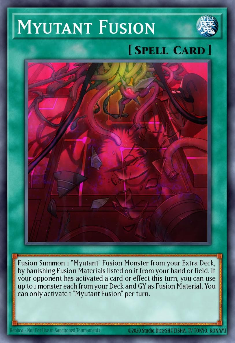 Myutant Fusion Phantom Rage Premiere! promotional card card