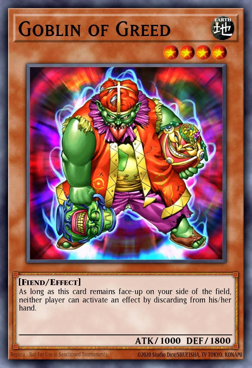 Goblin of Greed Dark Revelation Volume 1 card