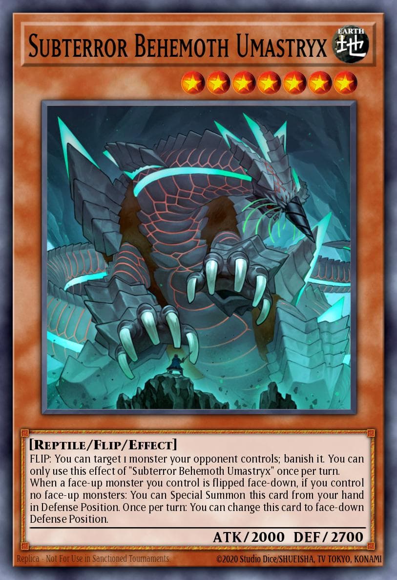 Subterror Behemoth Umastryx The Dark Illusion: Special Edition card