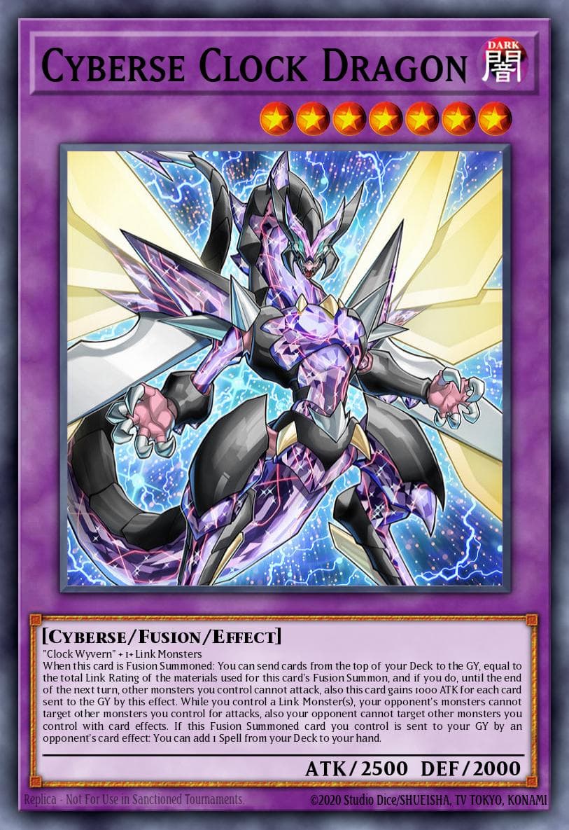 Cyberse Clock Dragon 2019 Gold Sarcophagus Tin Mega Pack card