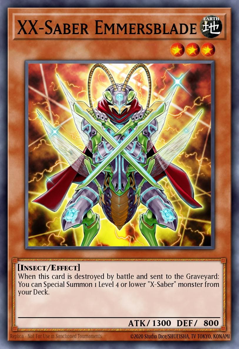 XX-Saber Emmersblade Absolute Powerforce: Special Edition card