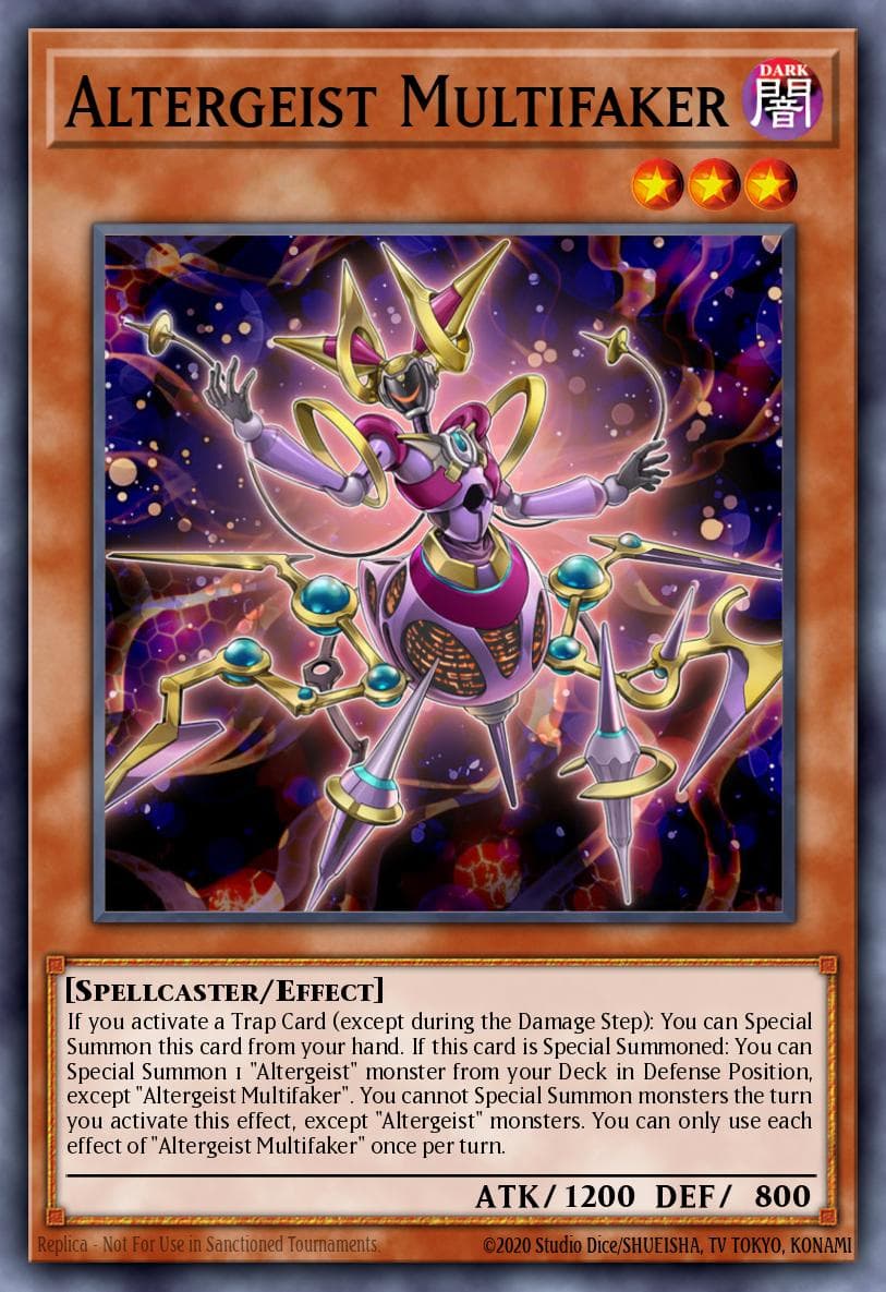 Altergeist Multifaker Flames of Destruction Special Edition card