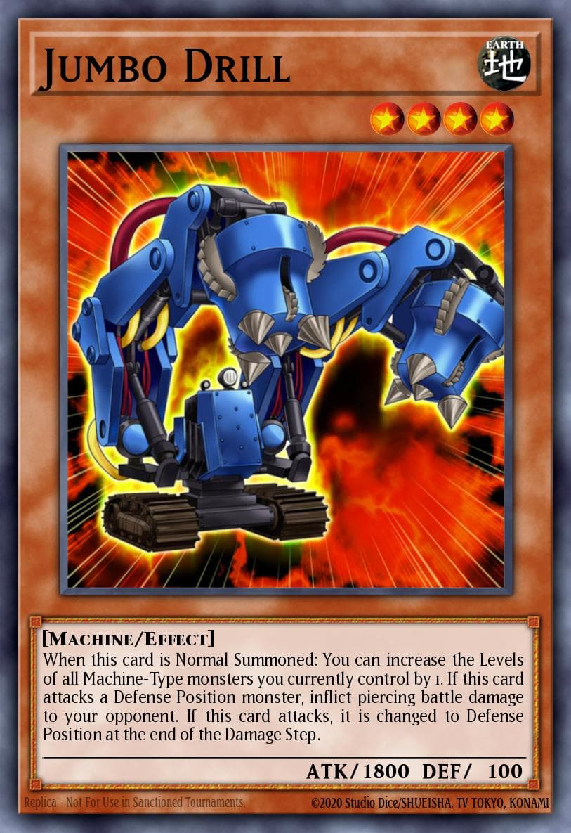 Jumbo Drill Geargia Rampage Structure Deck card
