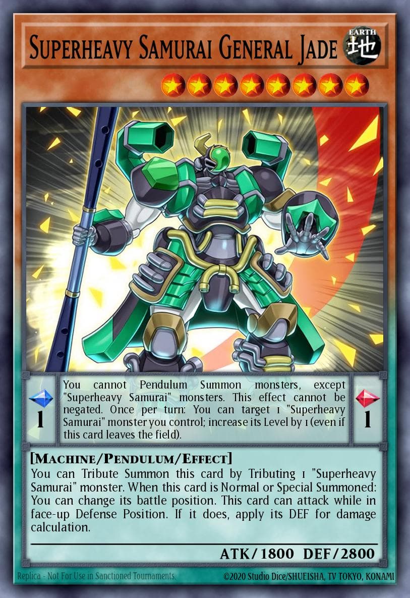 Superheavy Samurai General Jade 2016 Mega-Tin Mega Pack card