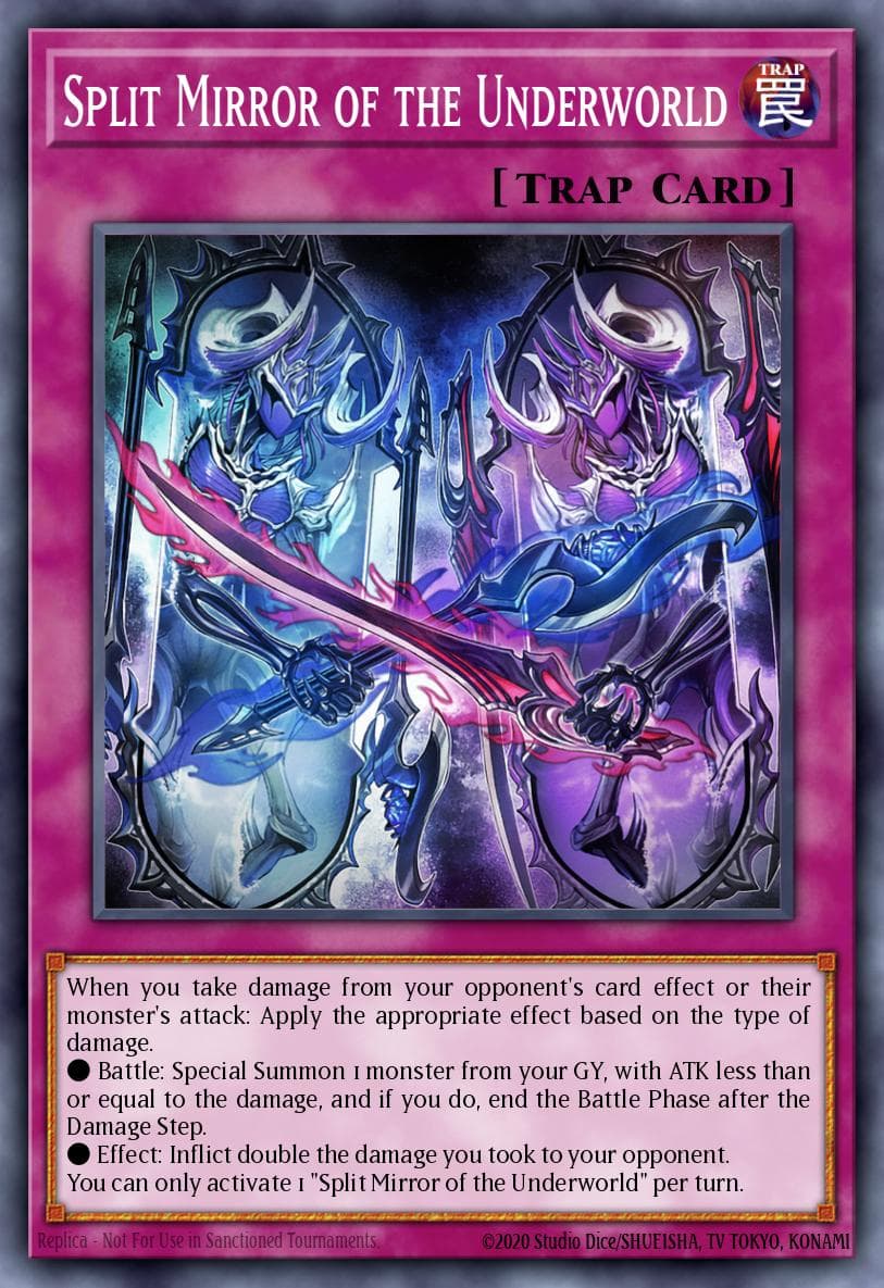 Split Mirror of the Underworld Duelist Nexus card