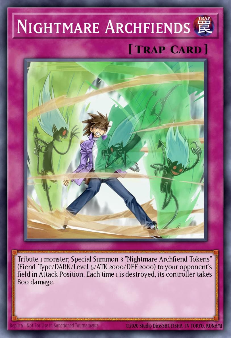 Nightmare Archfiends Dinosmasher's Fury Structure Deck card