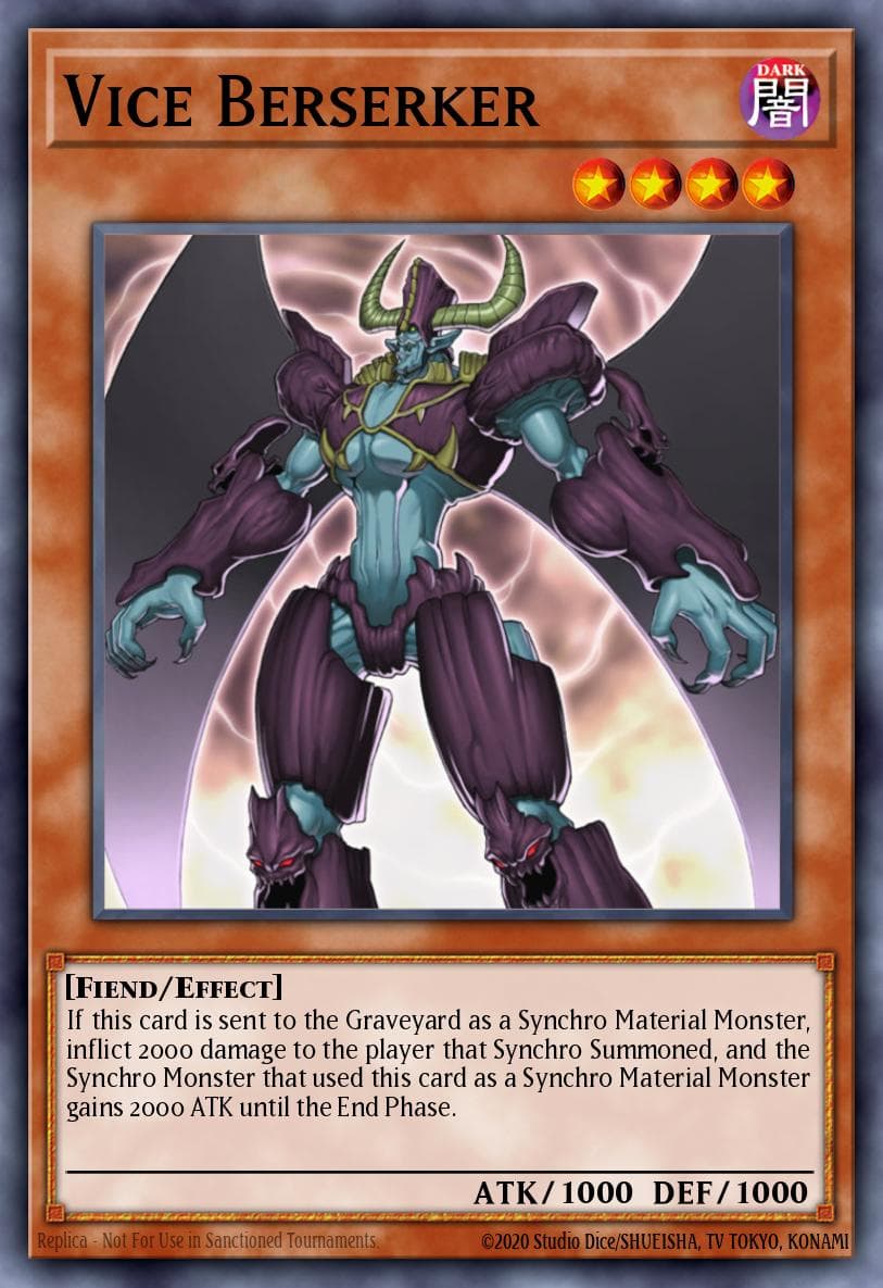 Vice Berserker Starstrike Blast Sneak Peek Participation Card card