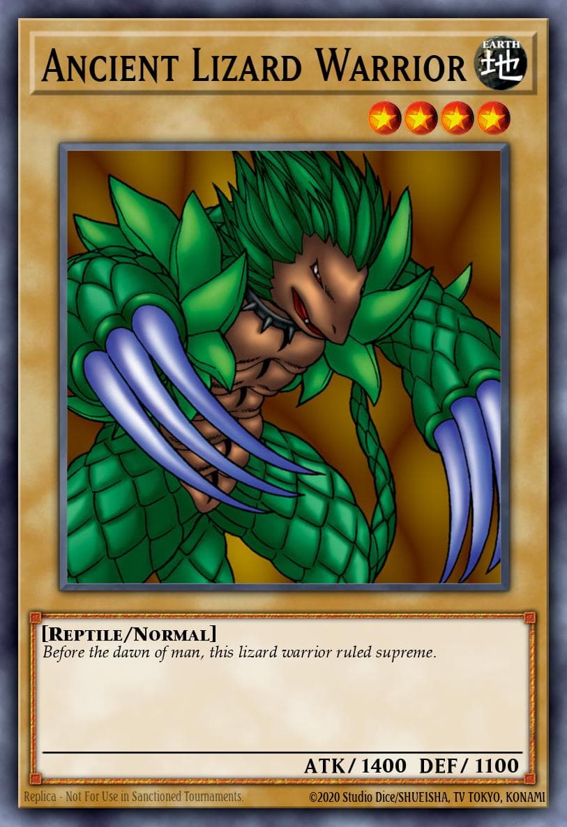 Ancient Lizard Warrior Metal Raiders card