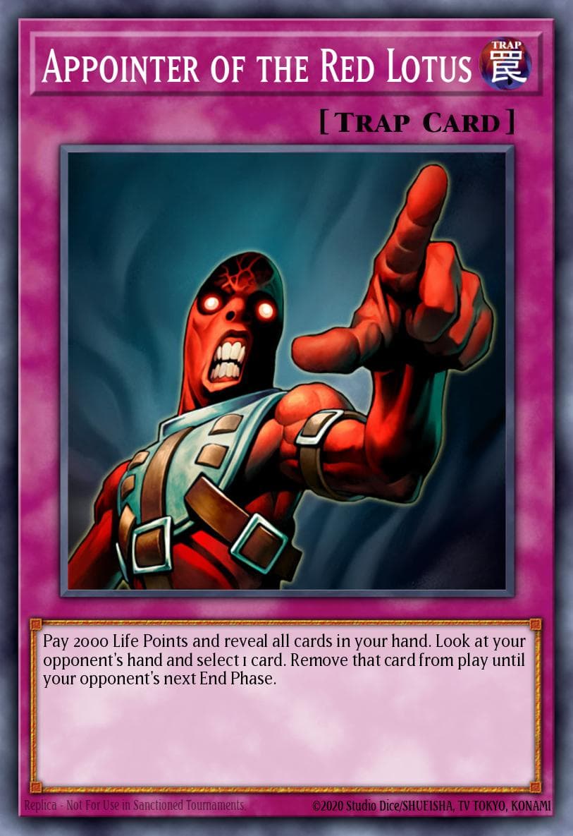 Appointer of the Red Lotus Stardust Overdrive: Special Edition card