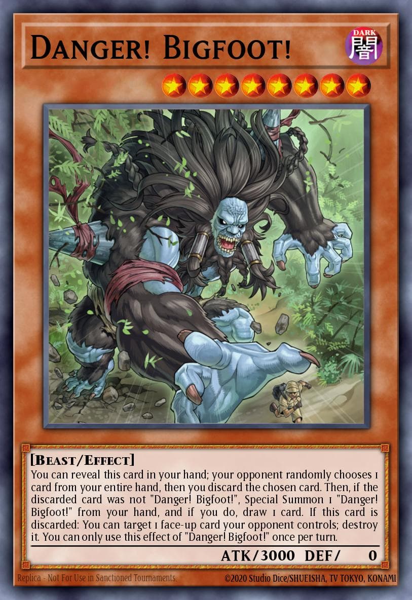 Danger! Bigfoot! Maximum Gold: El Dorado card