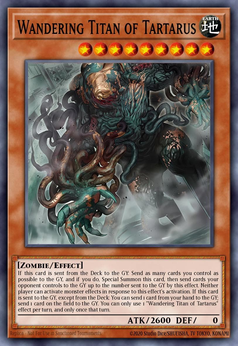 Wandering Titan of Tartarus Rage of the Abyss card