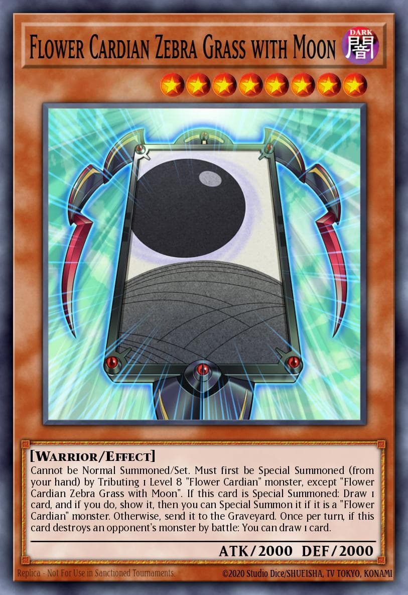Flower Cardian Zebra Grass with Moon Dragons of Legend: The Complete Series card