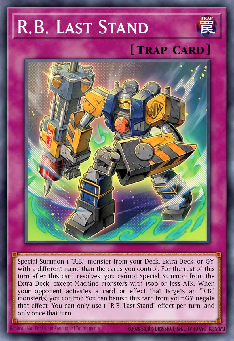 R.B. Last Stand Doom of Dimensions card