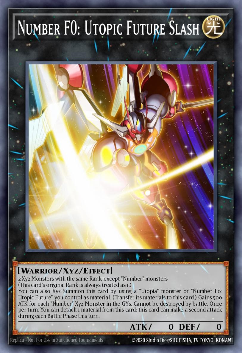 Number F0: Utopic Future Slash Battles of Legend: Armageddon card
