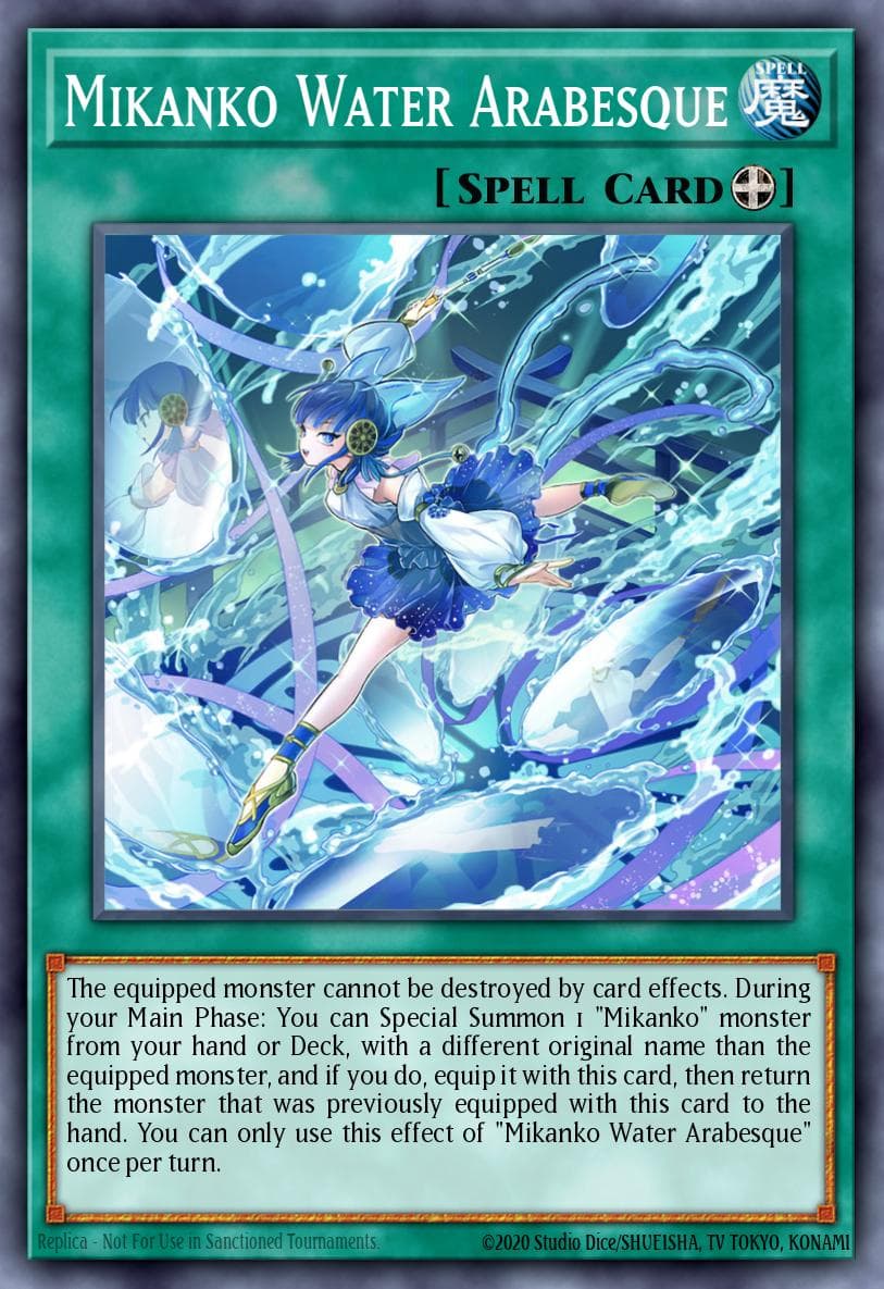 Mikanko Water Arabesque Amazing Defenders card