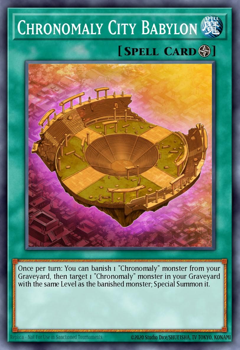 Chronomaly City Babylon Premium Gold card
