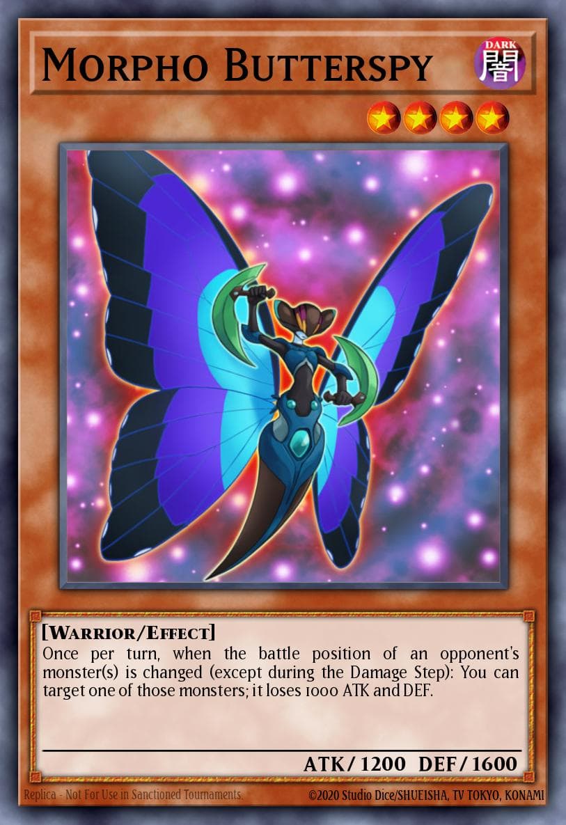 Morpho Butterspy 遊戲王 card