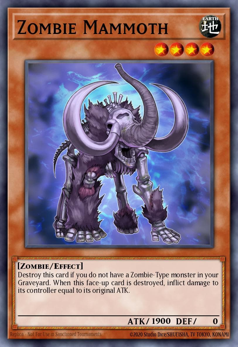 Zombie Mammoth Crossroads of Chaos: Special Edition card