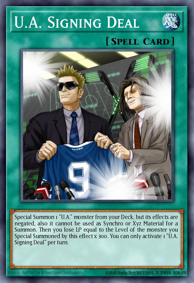 U.A. Signing Deal Crossed Souls: Advance Edition card