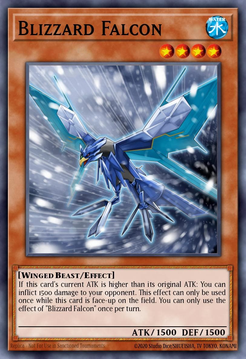 Blizzard Falcon Lord of the Tachyon Galaxy Sneak Peek Participation Card card
