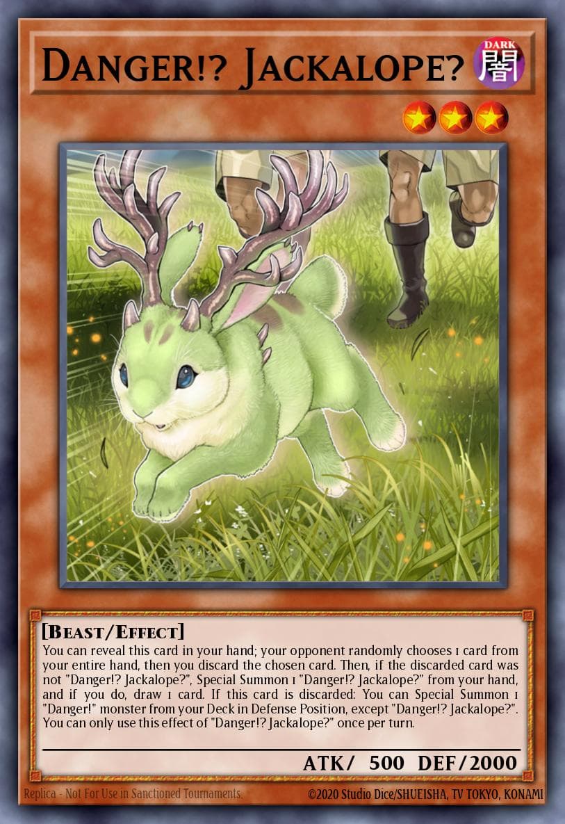 Danger!? Jackalope? 25th Anniversary Rarity Collection card