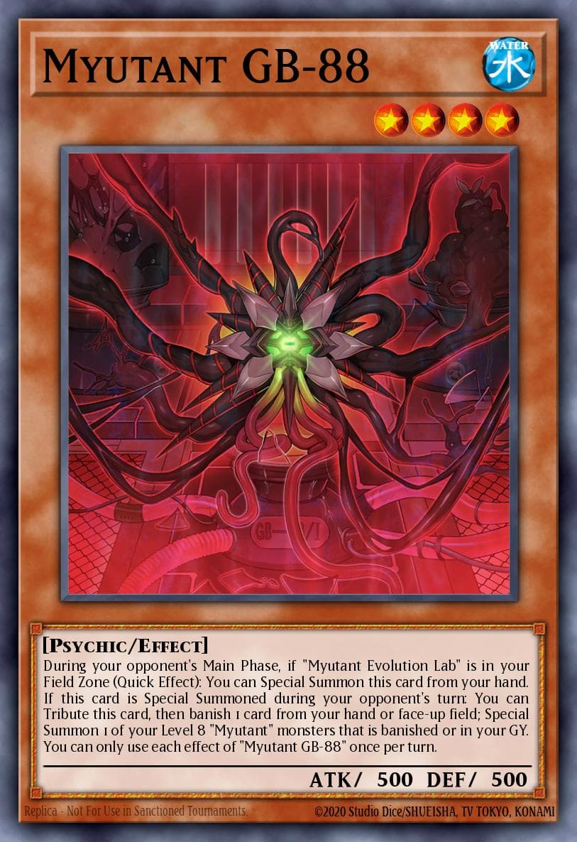 Myutant GB-88 Phantom Rage Premiere! promotional card card