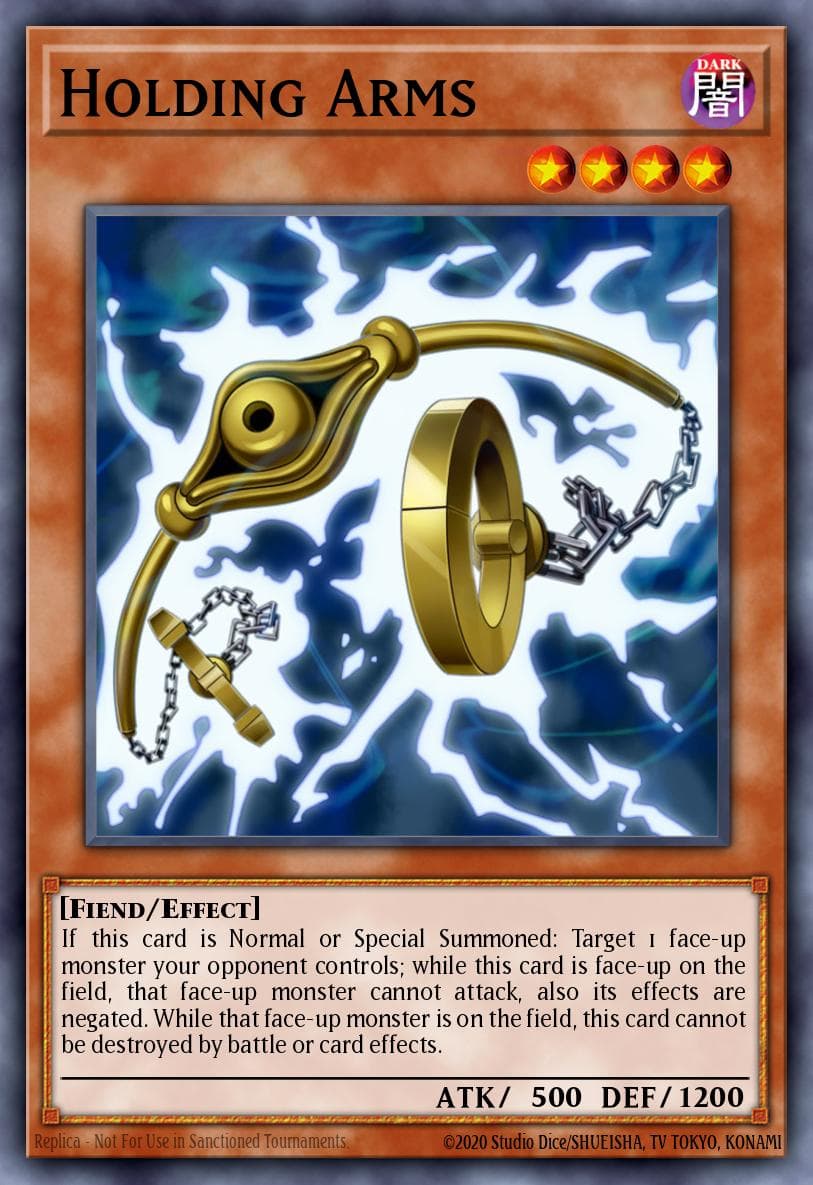 Holding Arms Legendary Duelists: Rage of Ra card