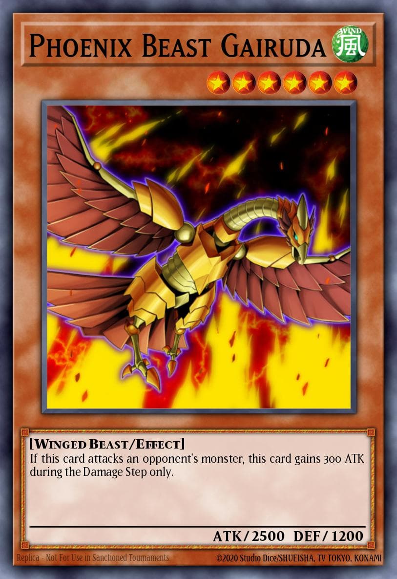 Phoenix Beast Gairuda Duel Terminal 7b card