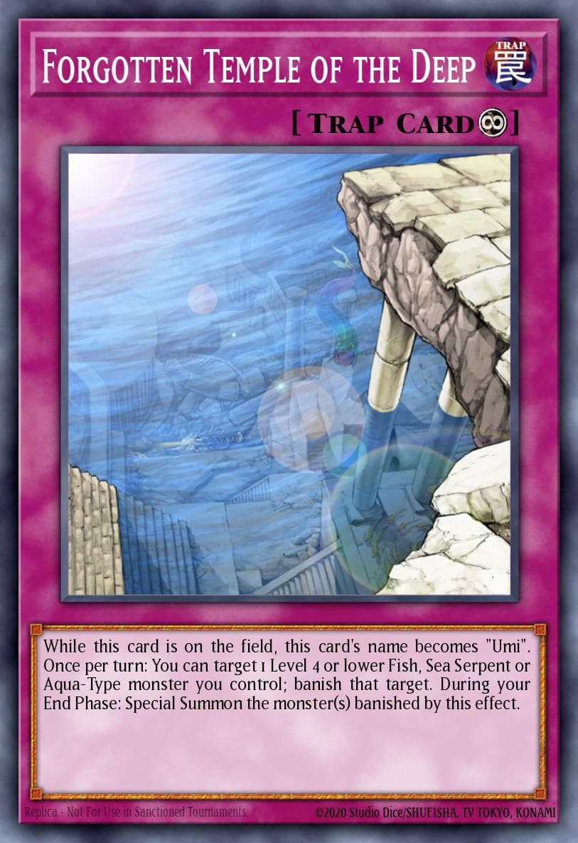 Forgotten Temple of the Deep Absolute Powerforce: Special Edition card