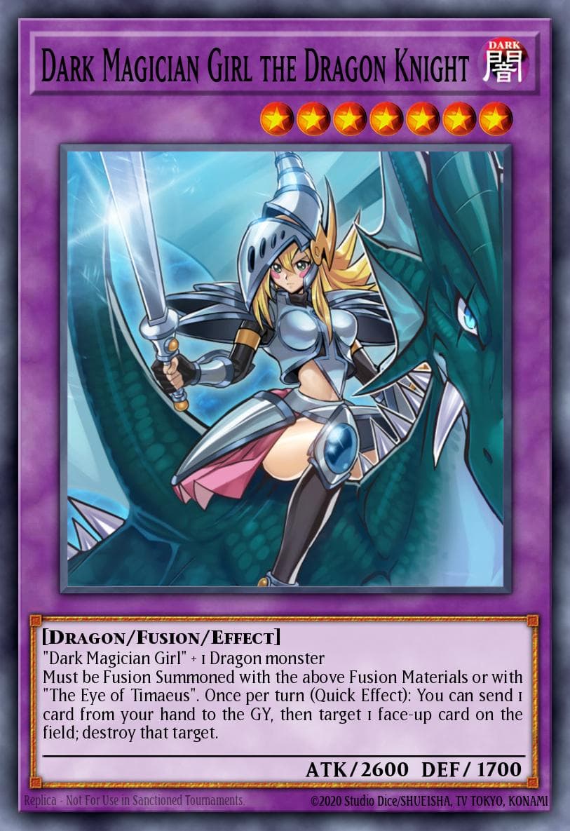 Dark Magician Girl the Dragon Knight Dragons of Legend: The Complete Series card