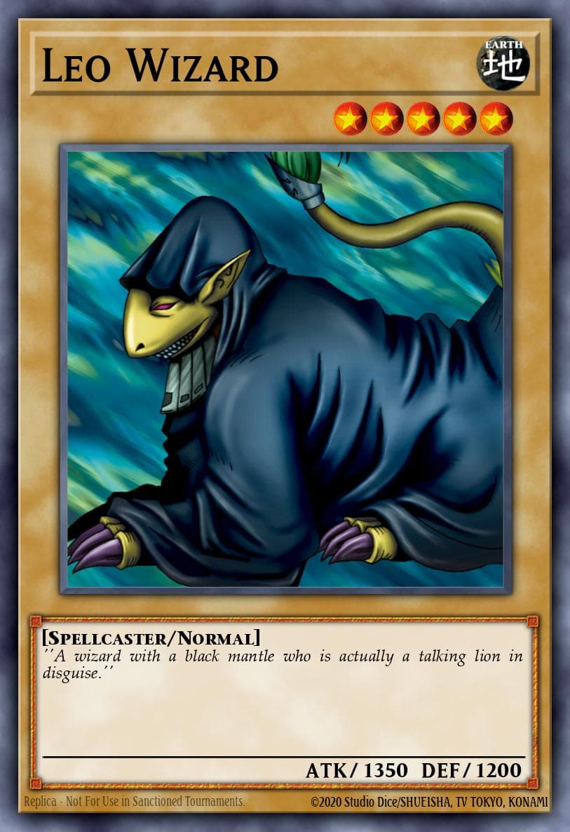 狮子男巫 游戏王 card