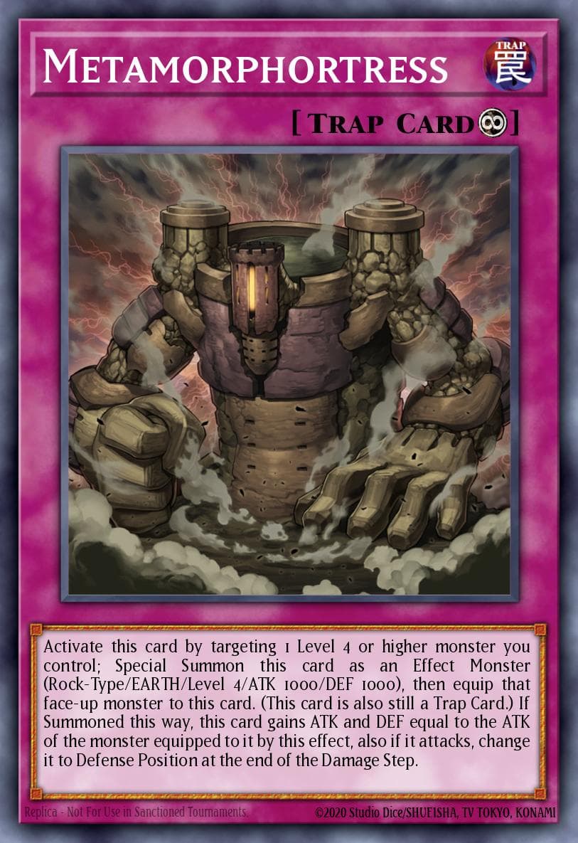 Metamorphortress Yu-Gi-Oh! The Dark Side of Dimensions Movie Pack: Gold Edition card